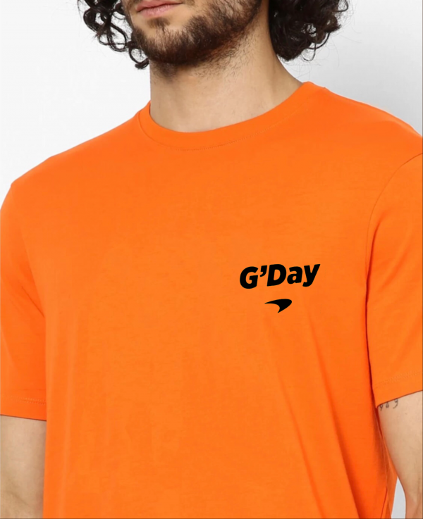 Formula 1 Daniel Ricciardo G’day Mclaren T-Shirt - Image 2