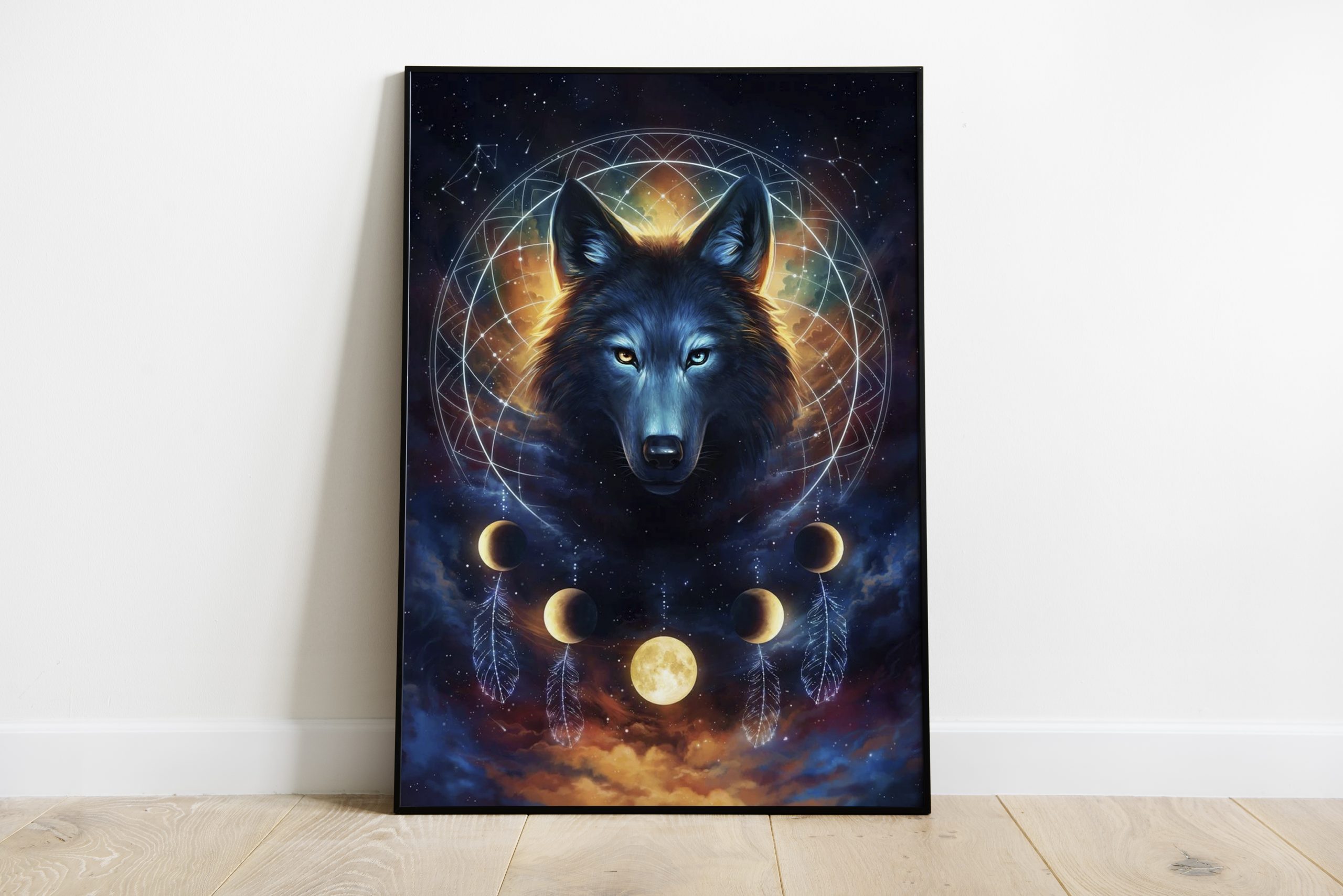 Dream Catcher Wolf Poster | Swag Shirts