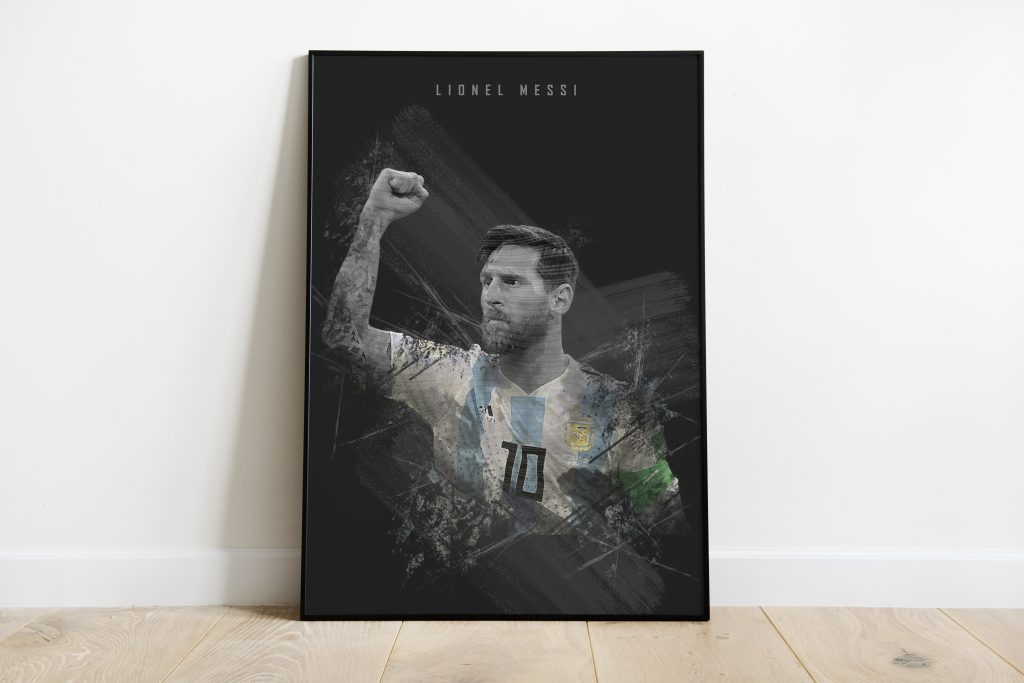 Lionel Messi Argentina Poster | Swag Shirts