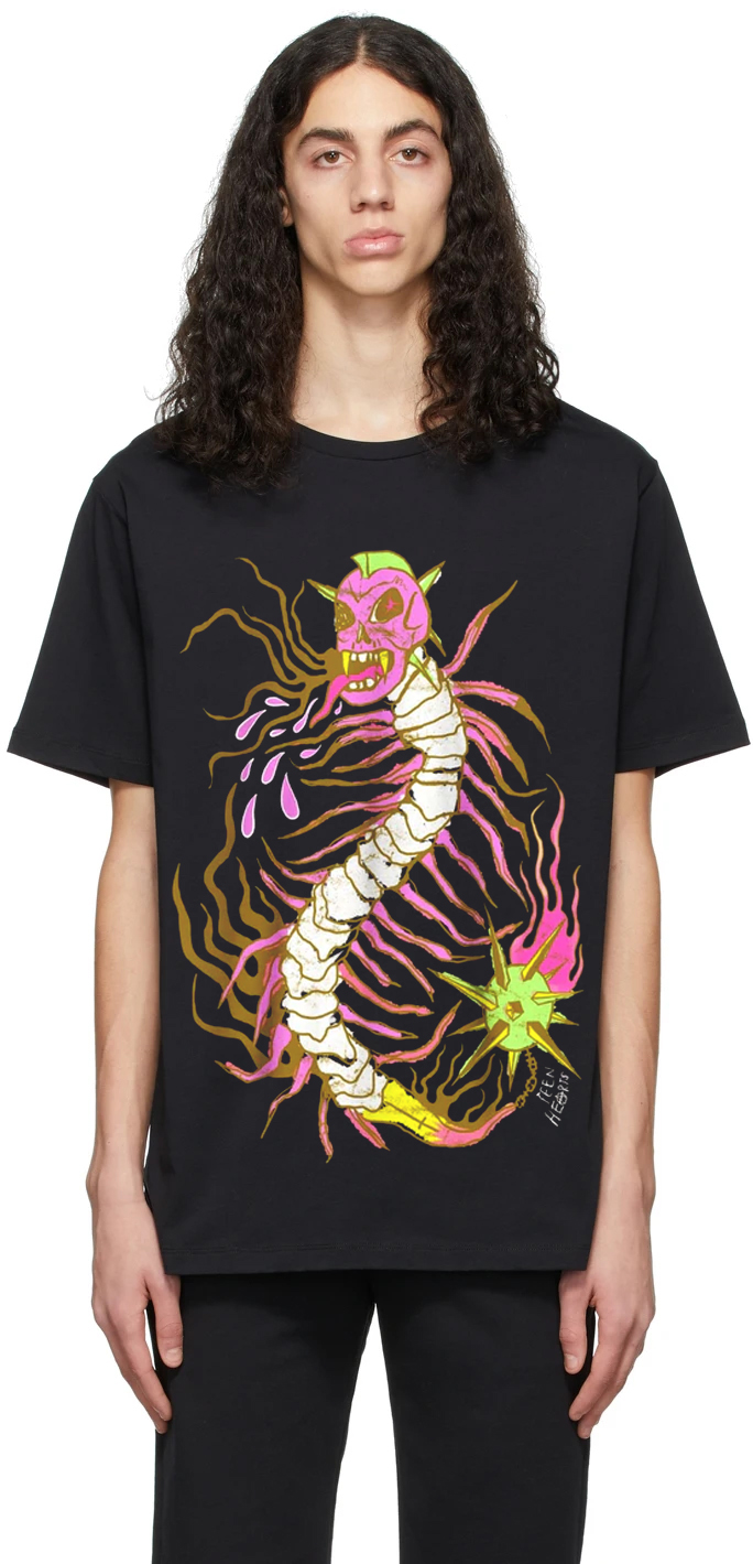 Centipede Punk Oversized Drop T-Shirt | Swag Shirts