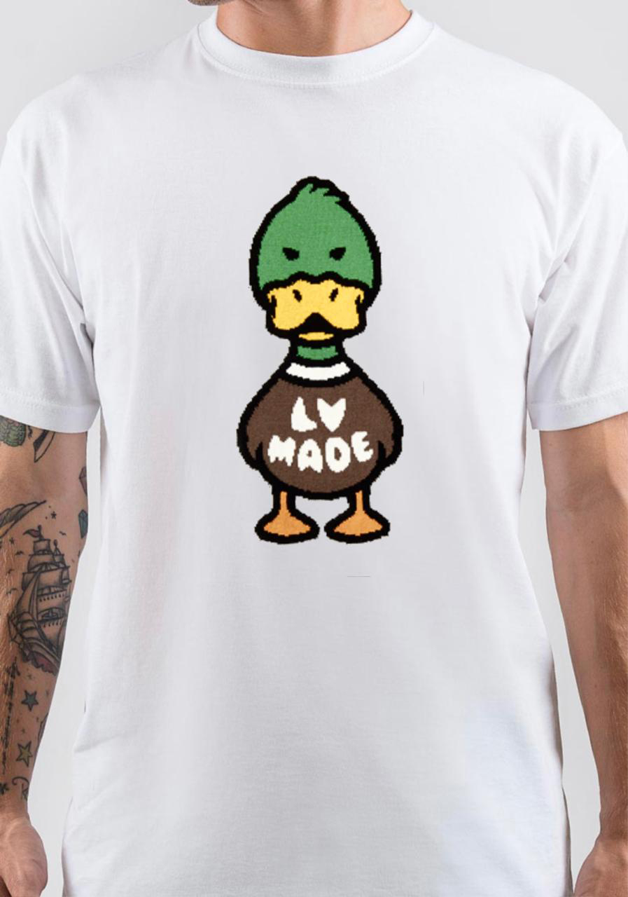 Funny LV Made Duck Shirt, Louis Vuitton T Shirt Womens Sale - Allsoymade