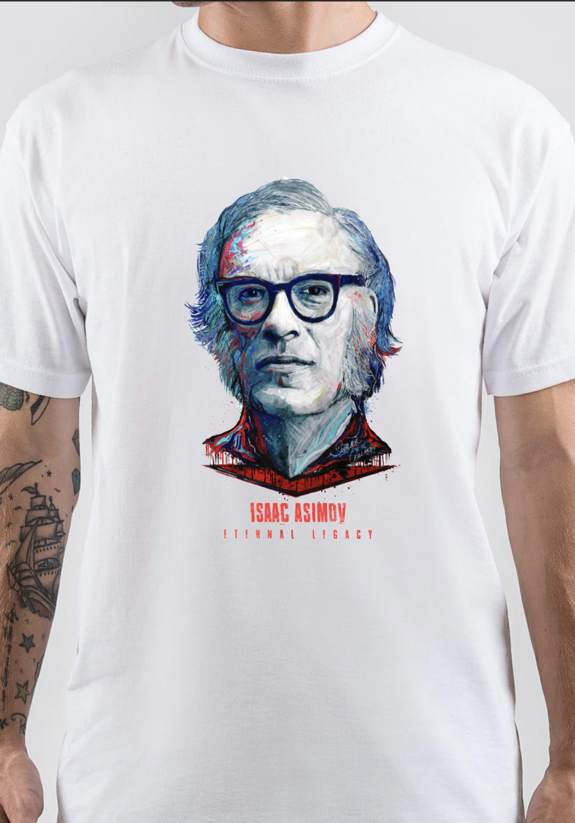 Isaac Asimov T-Shirt And Merchandise