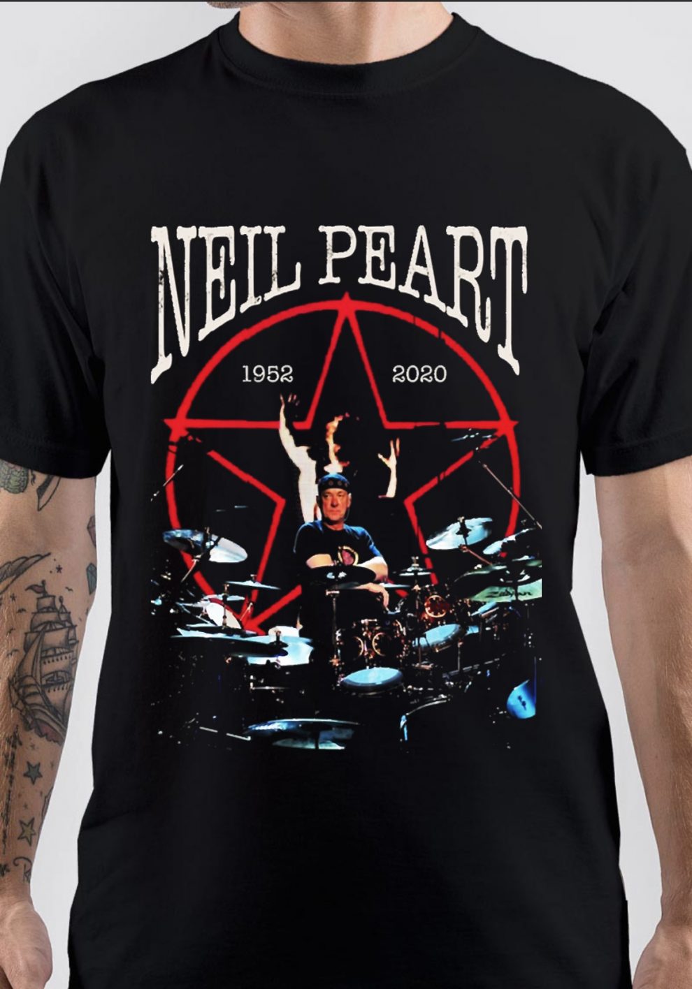 Neil Peart T-Shirt | Swag Shirts