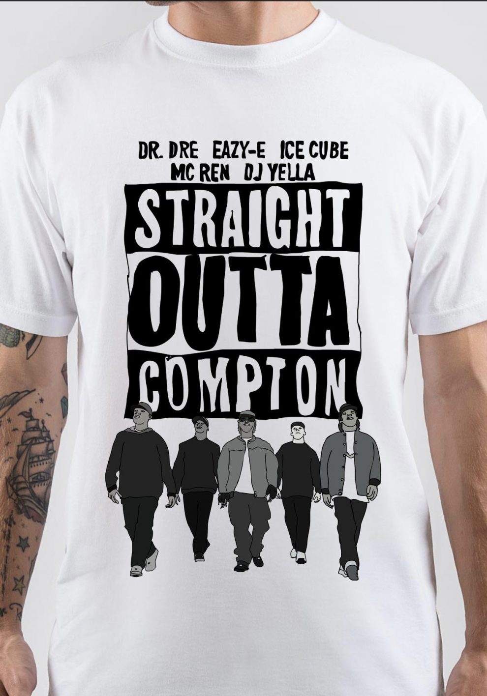 Straight Outta Compton T Shirt Swag Shirts 