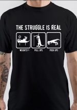 T Rex Hates Pushups T-Shirt