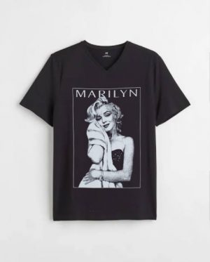 Marilyn Monroe V Neck T-Shirt