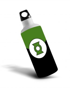 Green Lantern Sport bottle in stainless steel in minimal design
