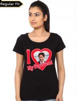 I Love My Boyfriend Girls T-Shirt