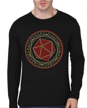 Twenty Sides Of Fate Logo Full Sleeve T-Shirt