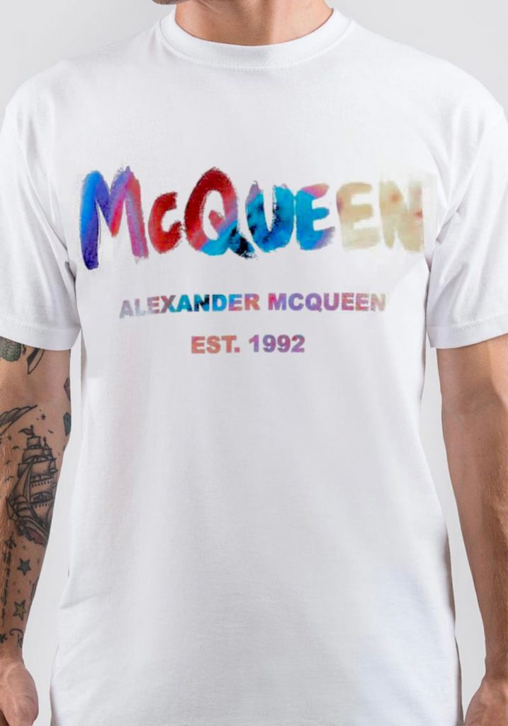 Alexander McQueen White TShirt Swag Shirts