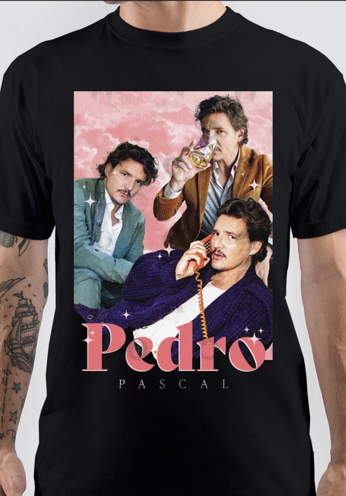 Buy Pedro Pascal Hand Painting Online in India - Etsy