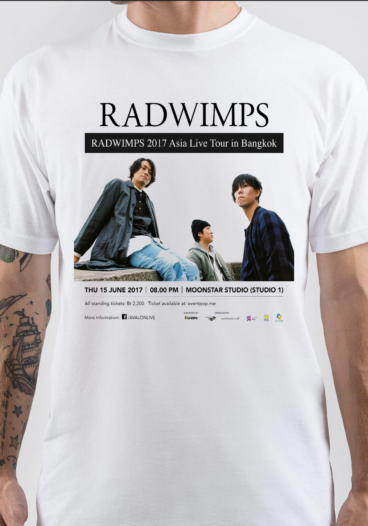 radwimps tour t shirt