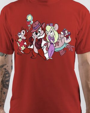 Chip 'n Dale Rescue Rangers Red T-Shirt