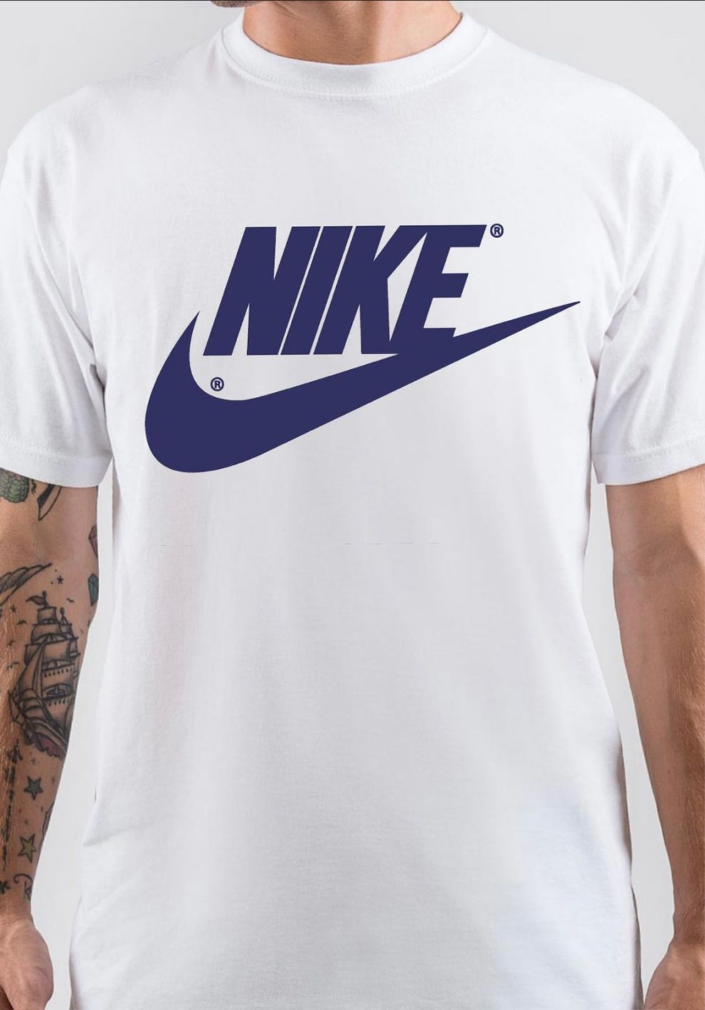 all white nike t shirts