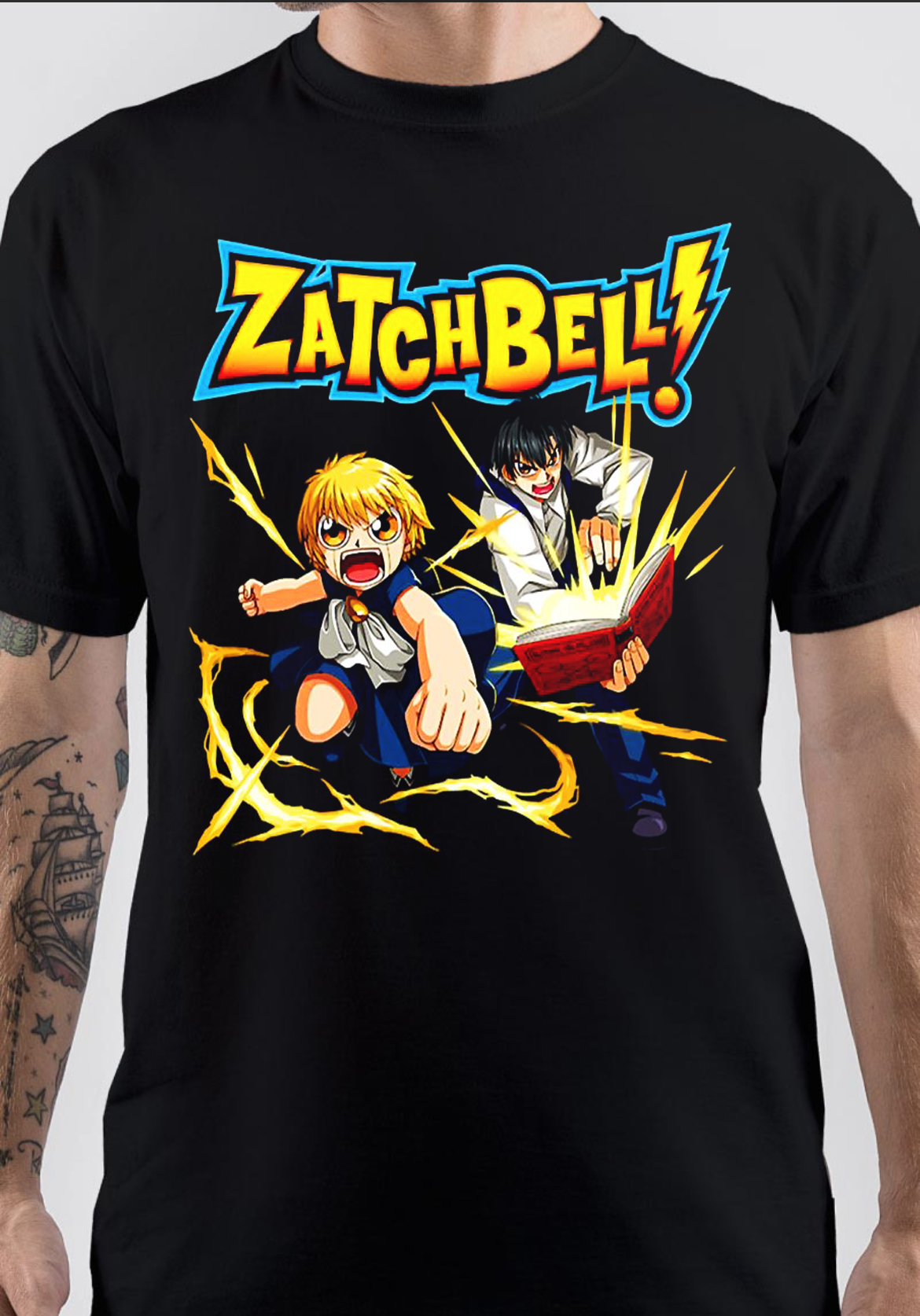 Hypland ZATCH BELL! FAMILY SHIRT (BLACK). Online sell at Outlet