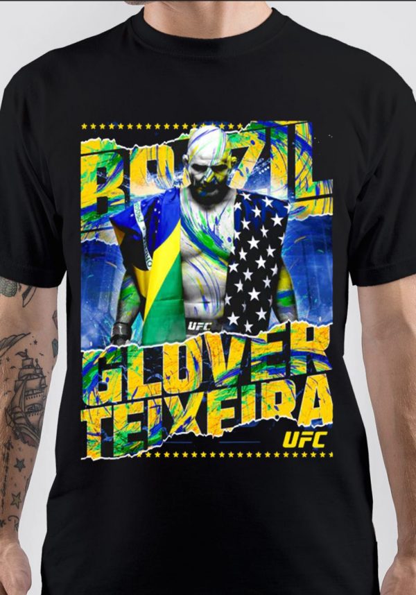 GLOVER TEIXEIRA BRAZIL PRIDE T-SHIRT