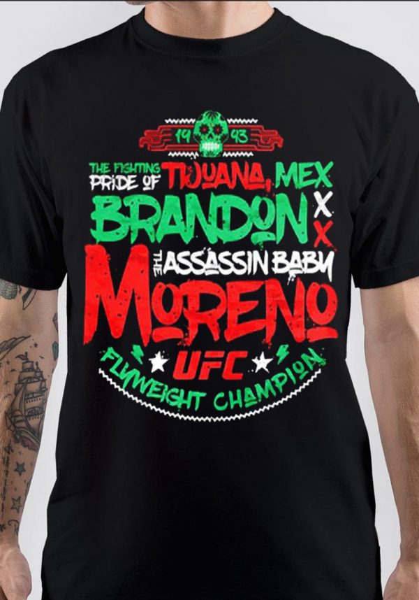 MORENO FLYWEIGHT CHAMPION T-SHIRT