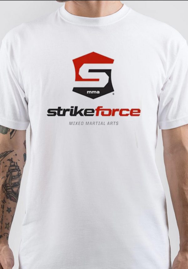 STRIKEFORCE MMA WHITE GRAPHIC T-SHIRT