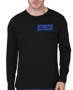 Slap Black Full Sleeve T-Shirt