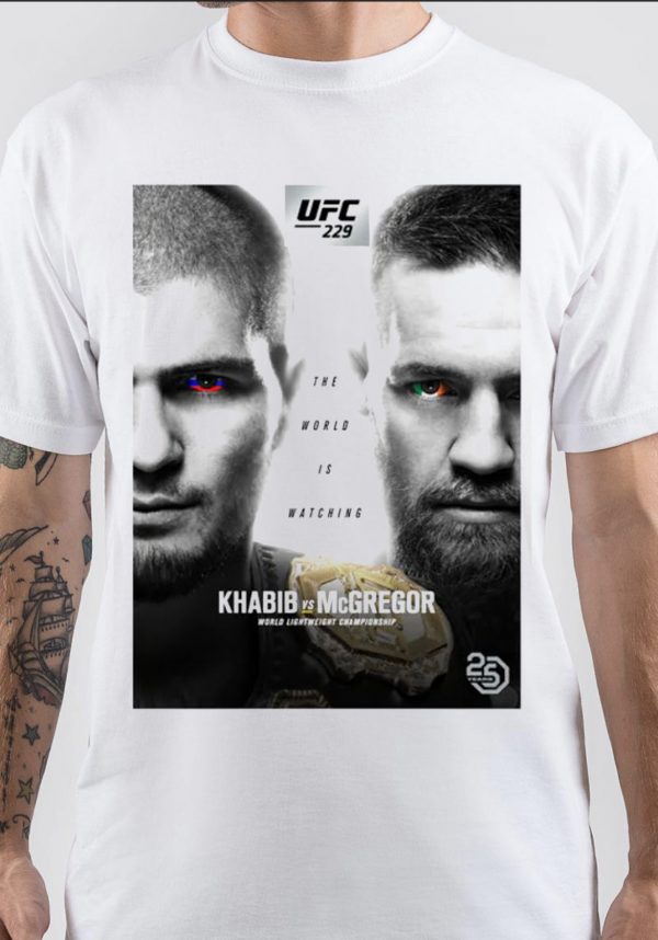 UFC 229 NURMAGOMEDOV VS MCGREGOR EVENT T-SHIRT