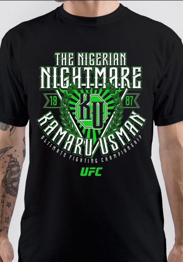 UFC KAMARU USMAN NIGERIAN T-Shirt