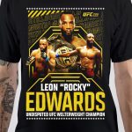 UFC LEON EDWARDS UFC 286 CHAMP T-Shirt