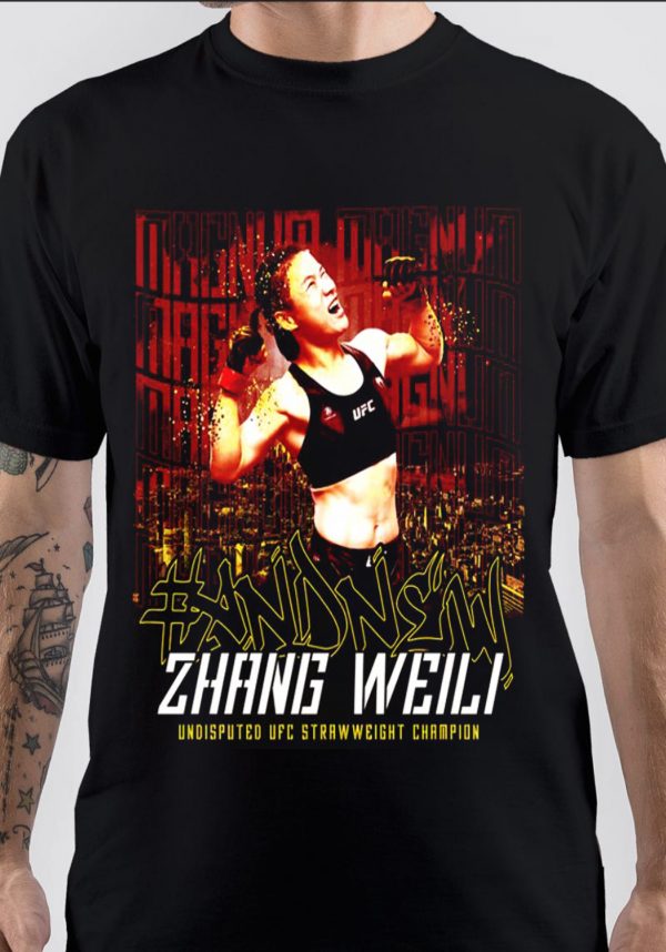 UFC ZHANG WEILI UFC 281 CHAMP T-SHIRT