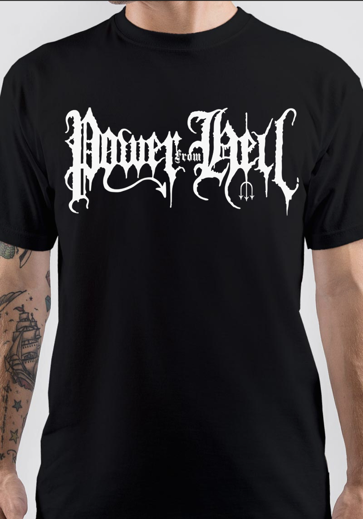 Power From Hell T-Shirt And Merchandise