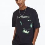 Deftones Oversized Black T-Shirt