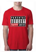 Parental Advisory Red T-Shirt