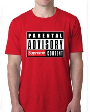 Parental Advisory Red T-Shirt