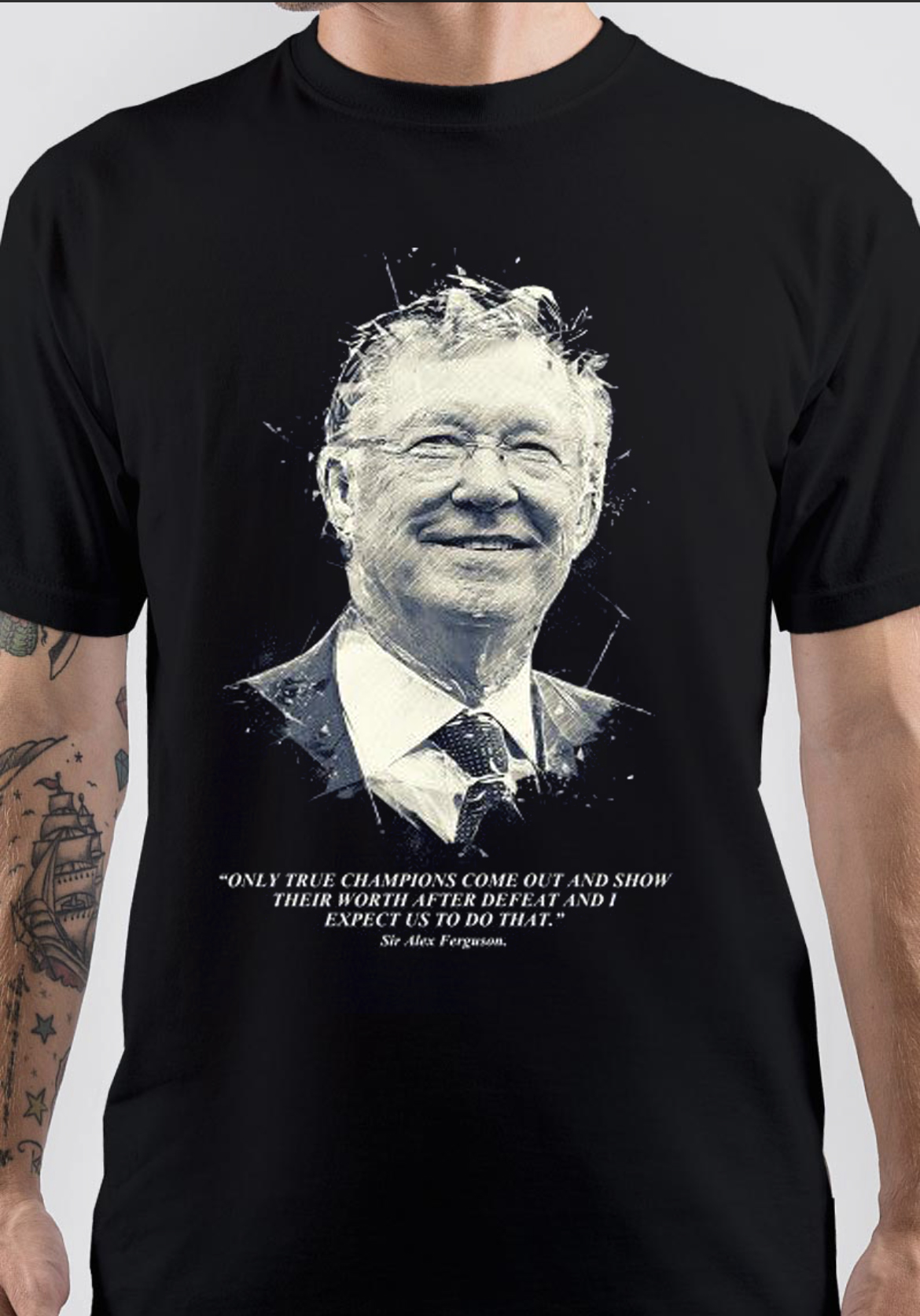 Alex Ferguson T-Shirt And Merchandise
