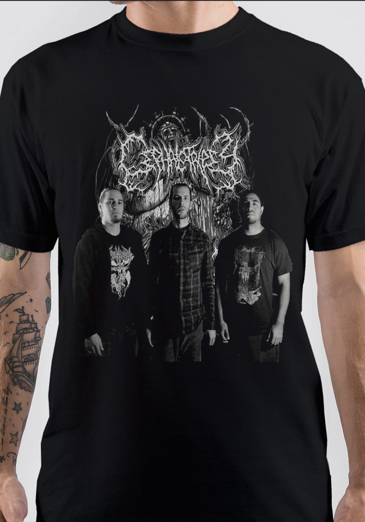 Cephalotripsy Band T-Shirt And Merchandise