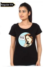 Mulder Its Me Girls Black T-Shirt