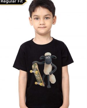 Shaun The Sheep Kids Black T-Shirt