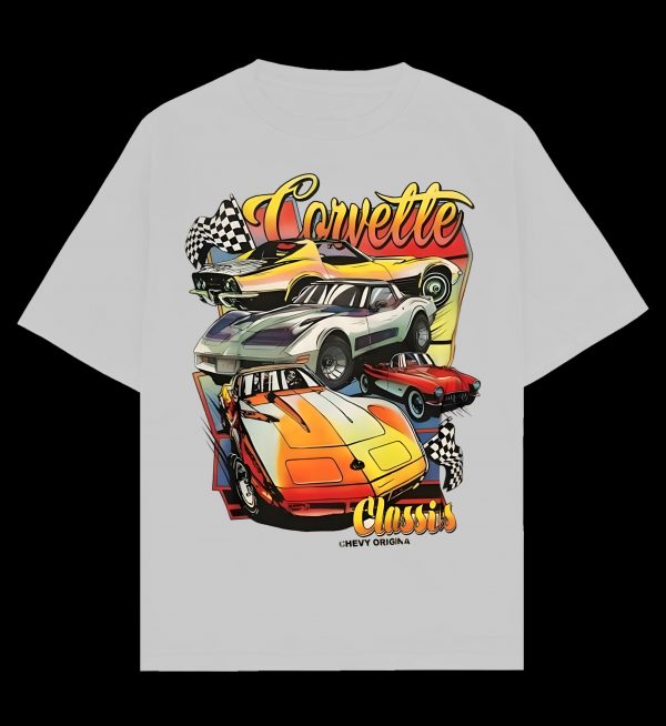 CORVETTE CAR Oversized T-Shirt