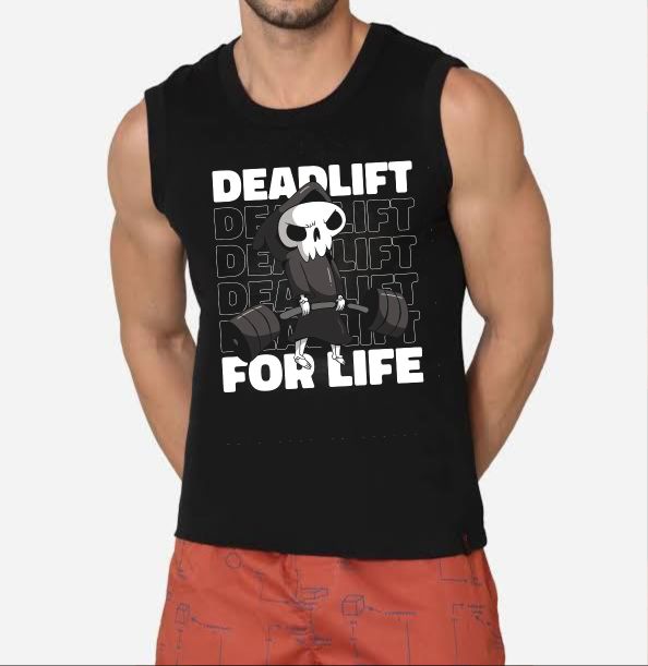 Deadlift For Life Gym Vest | Swag Shirts