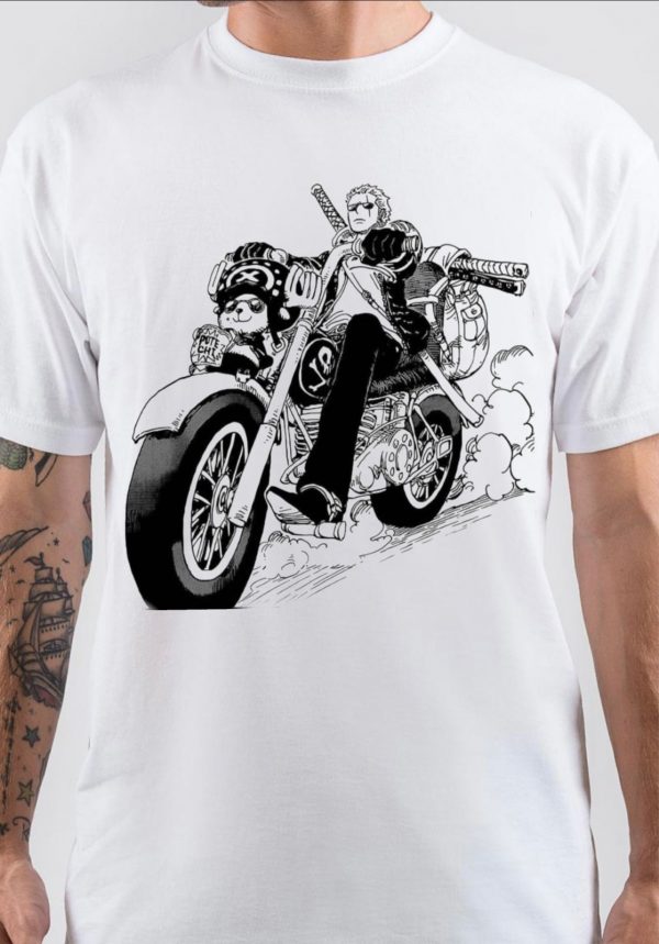 Zoro Chopper Motorcycle T-Shirt