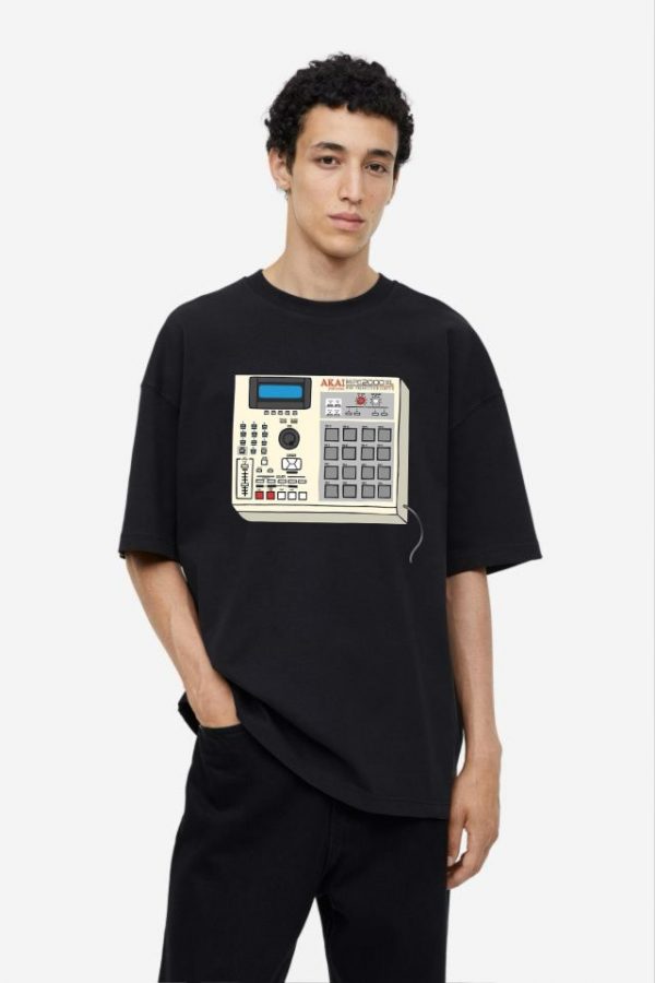 Akai MPC Oversized Black T-Shirt