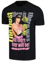 Bret Hart 3-Time Champion Graphic T-Shirt