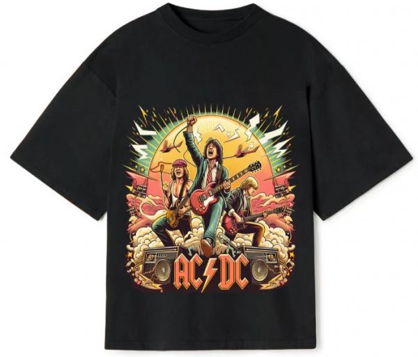 AC DC Oversized T-Shirt