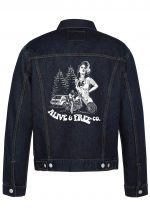 Alive & Free Co Biker Denim Jacket