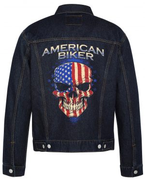 American Biker Denim Jacket