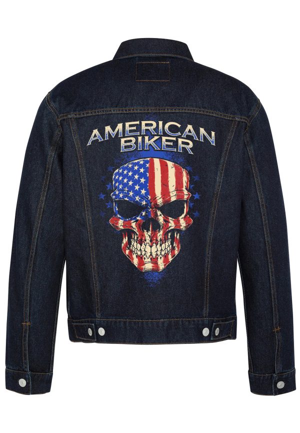 American Biker Denim Jacket