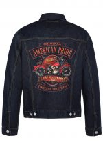 American Pride Biker Denim Jacket