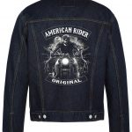 American Rider Biker Denim Jacket