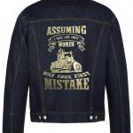 Assuming I Was Like Most Women Biker Denim Jacket1