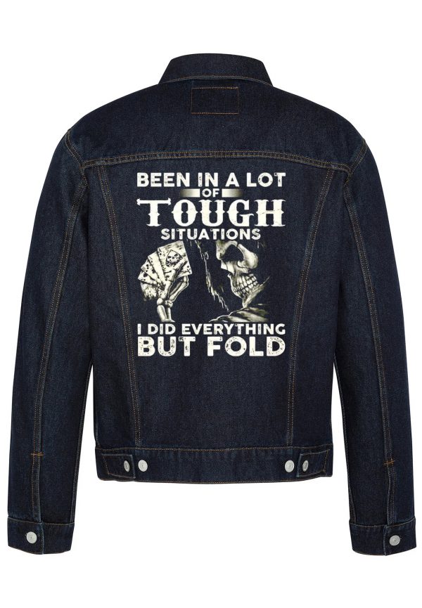 Been In A Lot Of Tough Biker Denim Jacket