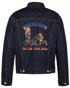 Better Than Heaven Biker Denim Jacket