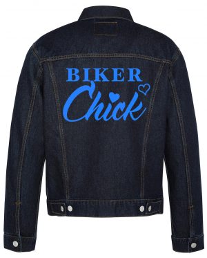 Biker Chick Biker Denim Jacket1